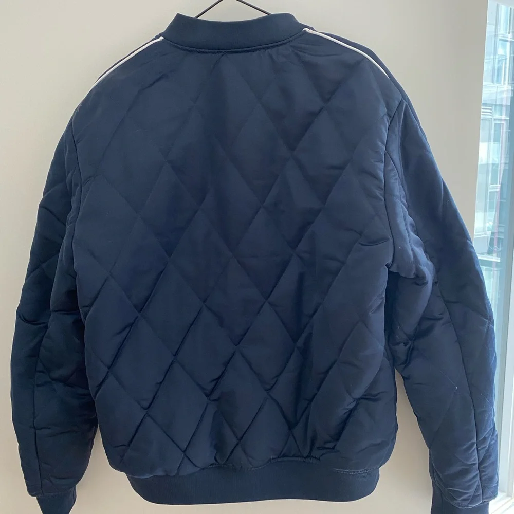 Zara Navy Bomber Jacket - Picture 2 of 2